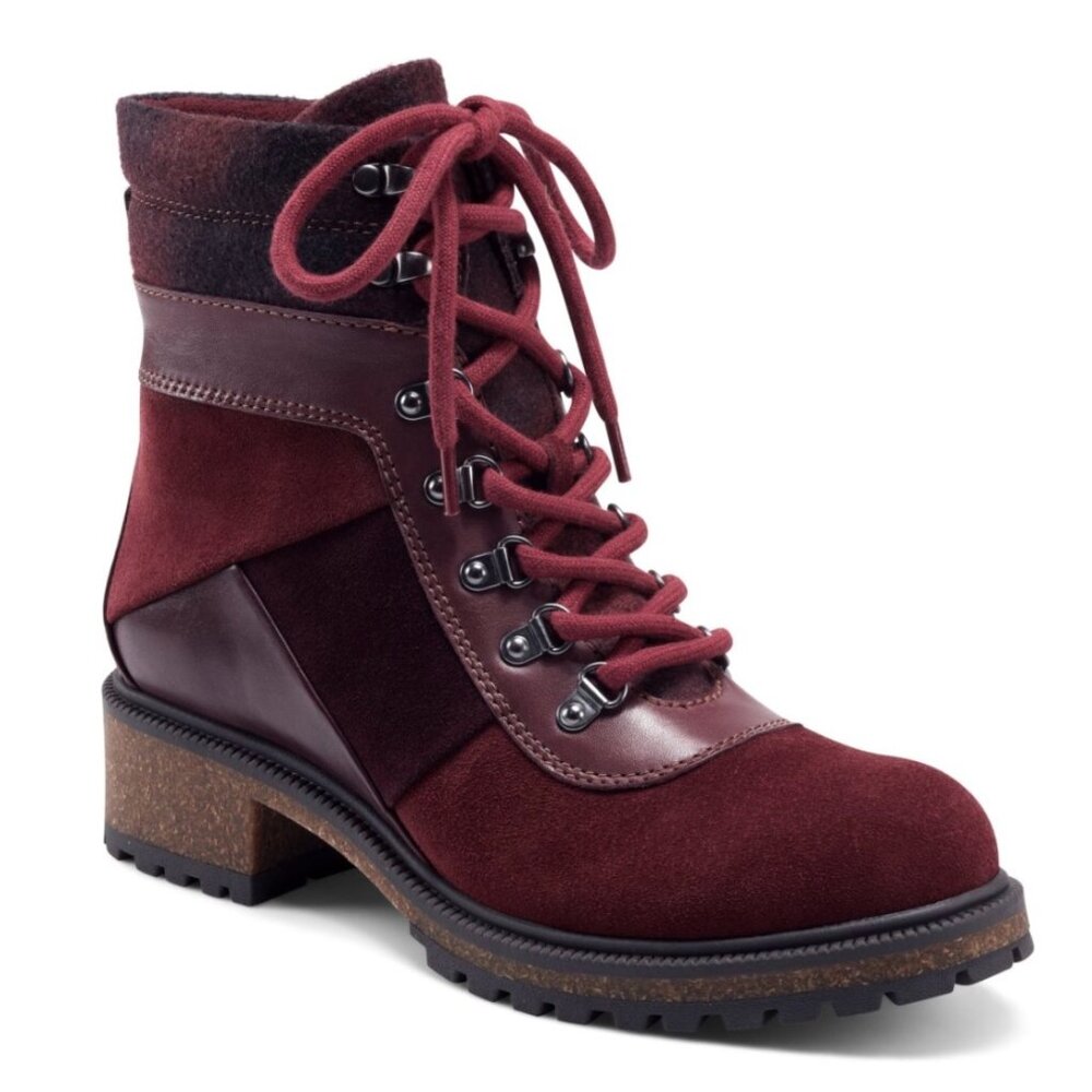 NWT Women’s Earth Tessa Bootie – Garnet Multi Red
